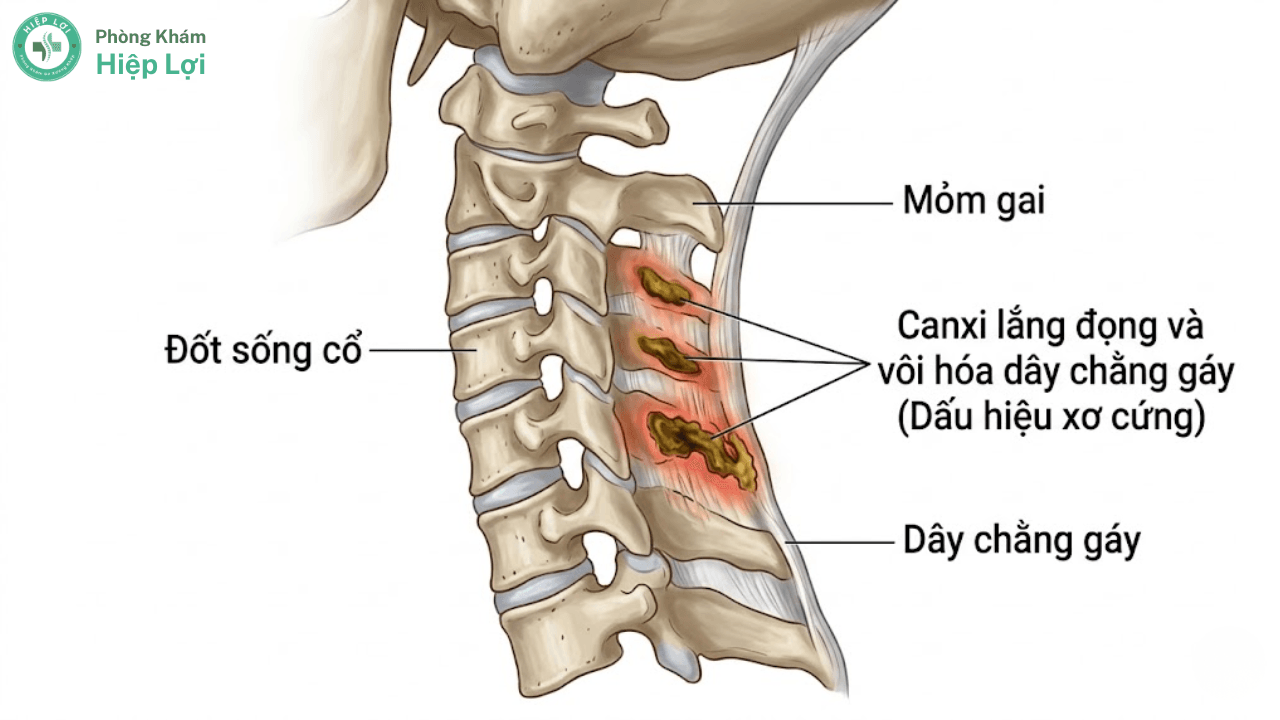 Vôi Hóa Dây Chằng Gáy: Dấu Hiệu Cứng Cổ, Tê Tay & Phác Đồ Phục Hồi An Toàn