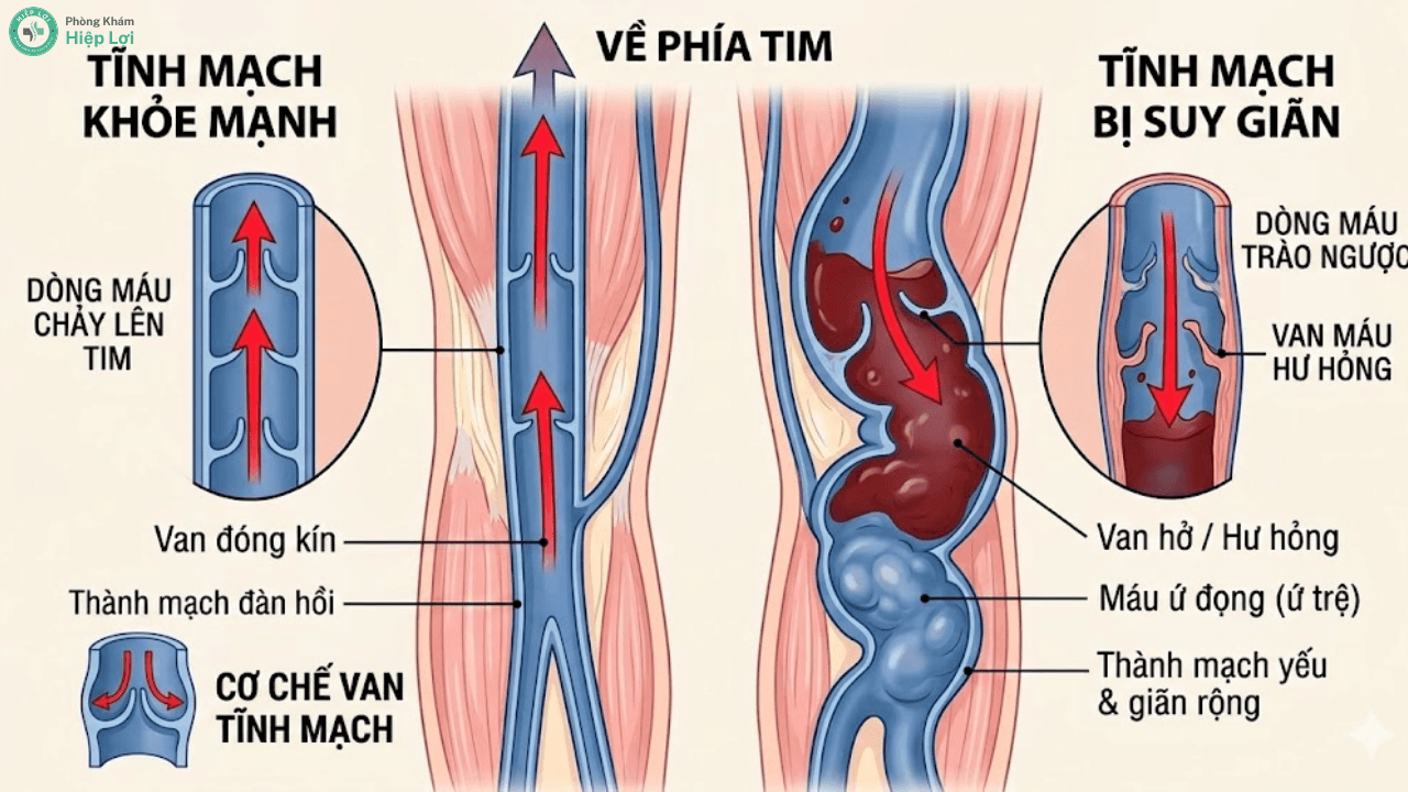 Suy Giãn Tĩnh Mạch Chân: Dấu Hiệu Nhận Biết, Biến Chứng & Cách Điều Trị