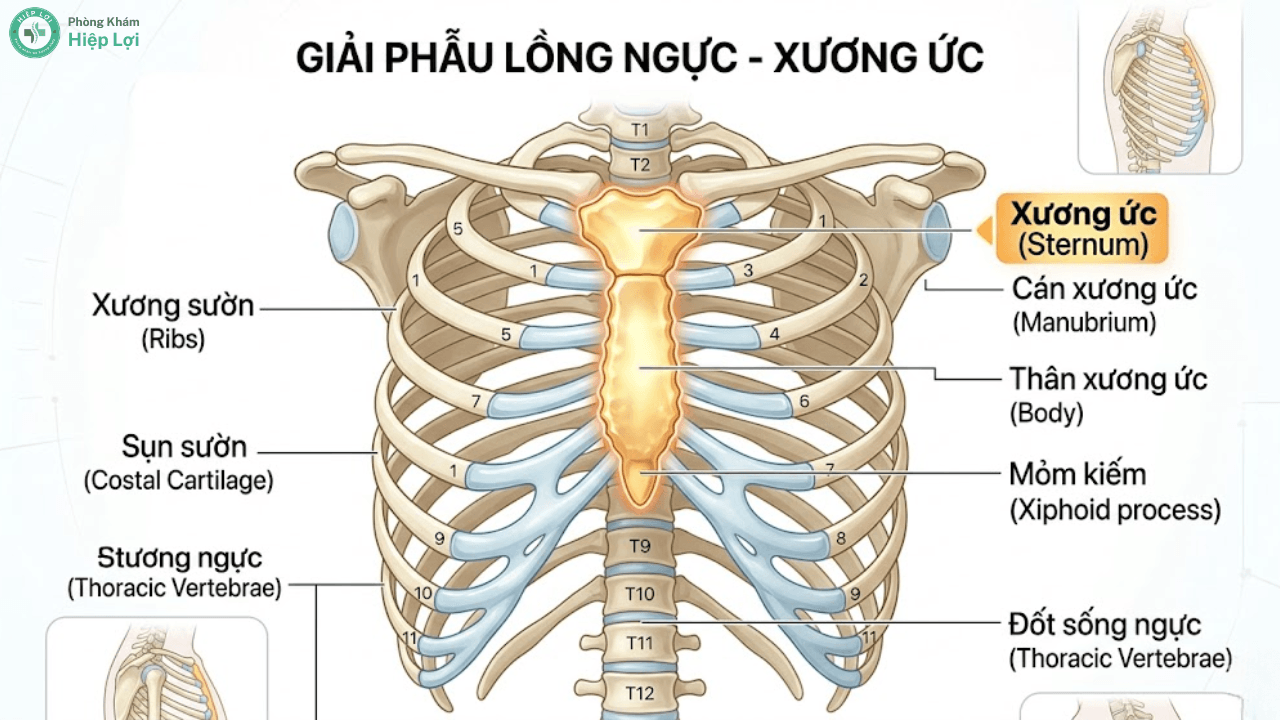 Đau Nhức Vùng Xương Ức Nói Lên Điều Gì? Cảnh Báo Bệnh Lý Bị Bỏ Quên