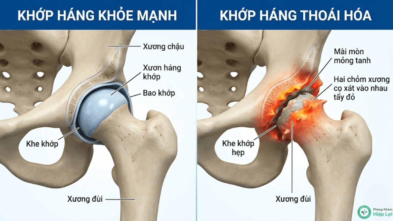 Cách Điều Trị Thoái Hóa Khớp Háng & Chế Độ Dinh Dưỡng Phục Hồi Sụn Khớp