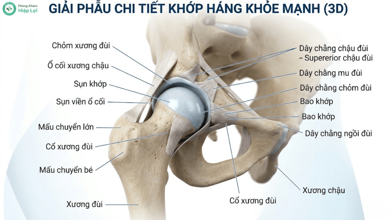 Cấu Tạo Khớp Háng & Top 5 Bệnh Lý Nguy Hiểm Dễ Gây Tàn Phế Nhất