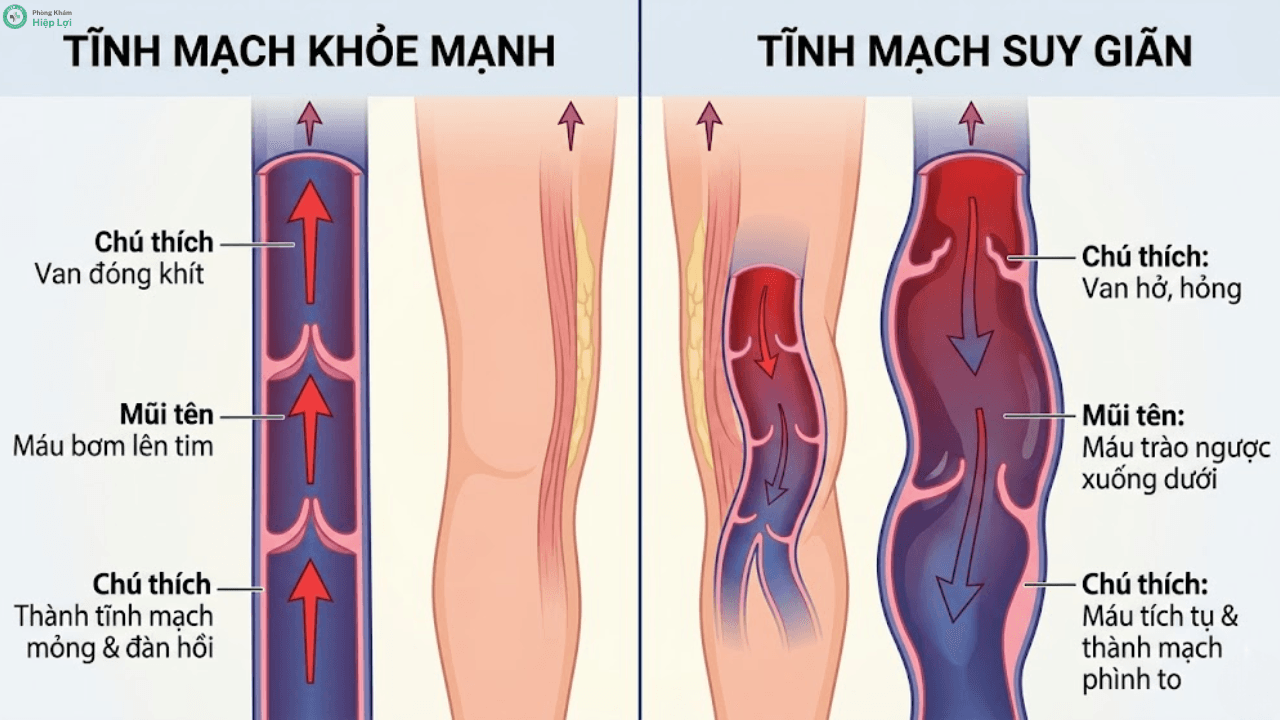 Giãn Tĩnh Mạch Chân: Triệu Chứng "Cờ Đỏ", Nguyên Nhân & Phác Đồ Trị Liệu