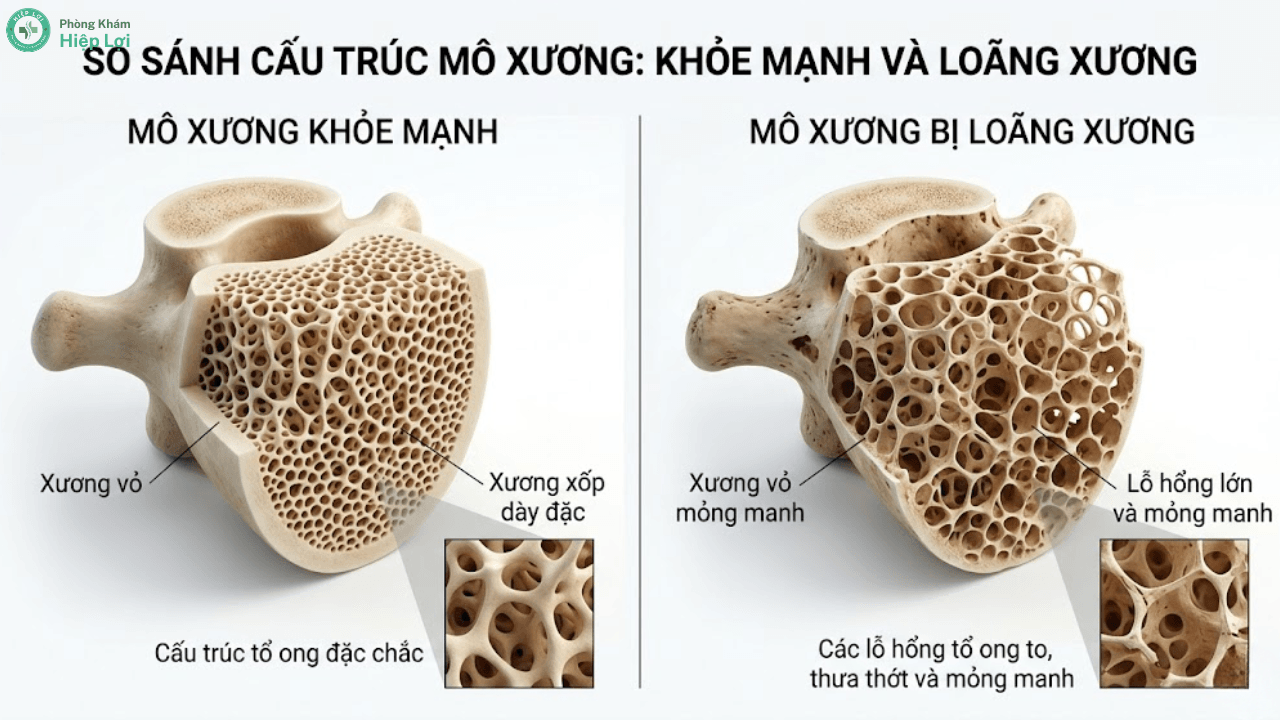 Triệu Chứng Loãng Xương & Biện Pháp Phòng Ngừa Gãy Xương Hiệu Quả