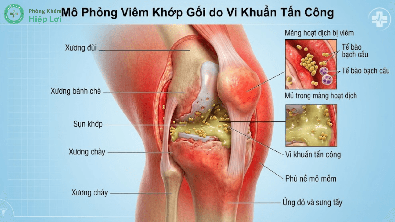 Những Triệu Chứng Không Thể Bỏ Qua Của Bệnh Viêm Khớp Nhiễm Khuẩn